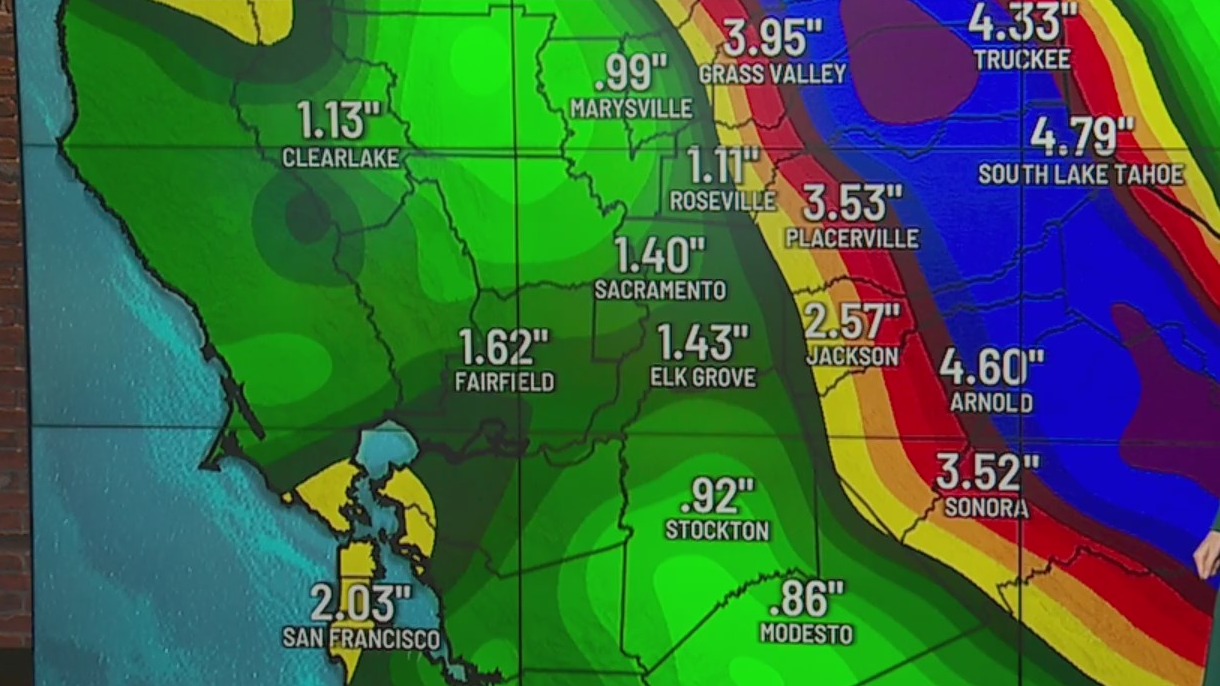 Rain on the way for much of Northern California