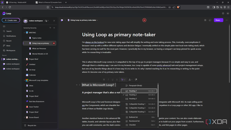 I thought Microsoft Loop was a fad, but it replaced Notion for me
