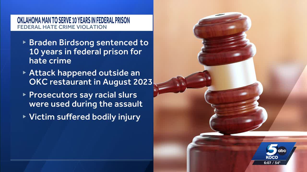 OKC man sentenced to 10 years for federal hate crime against Black ...