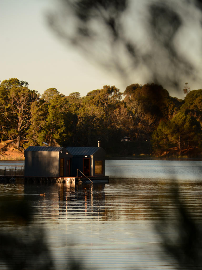 A floating sauna has just opened in Victoria’s High Country