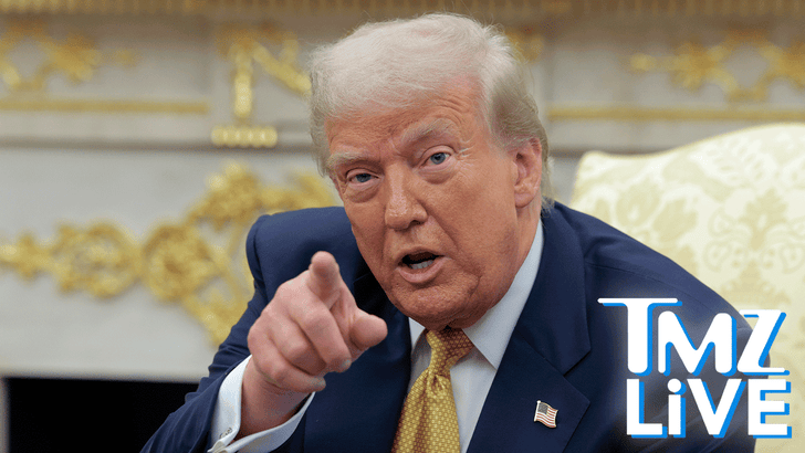 President Trump calls reporter a pig over Epstein question | TMZ Live