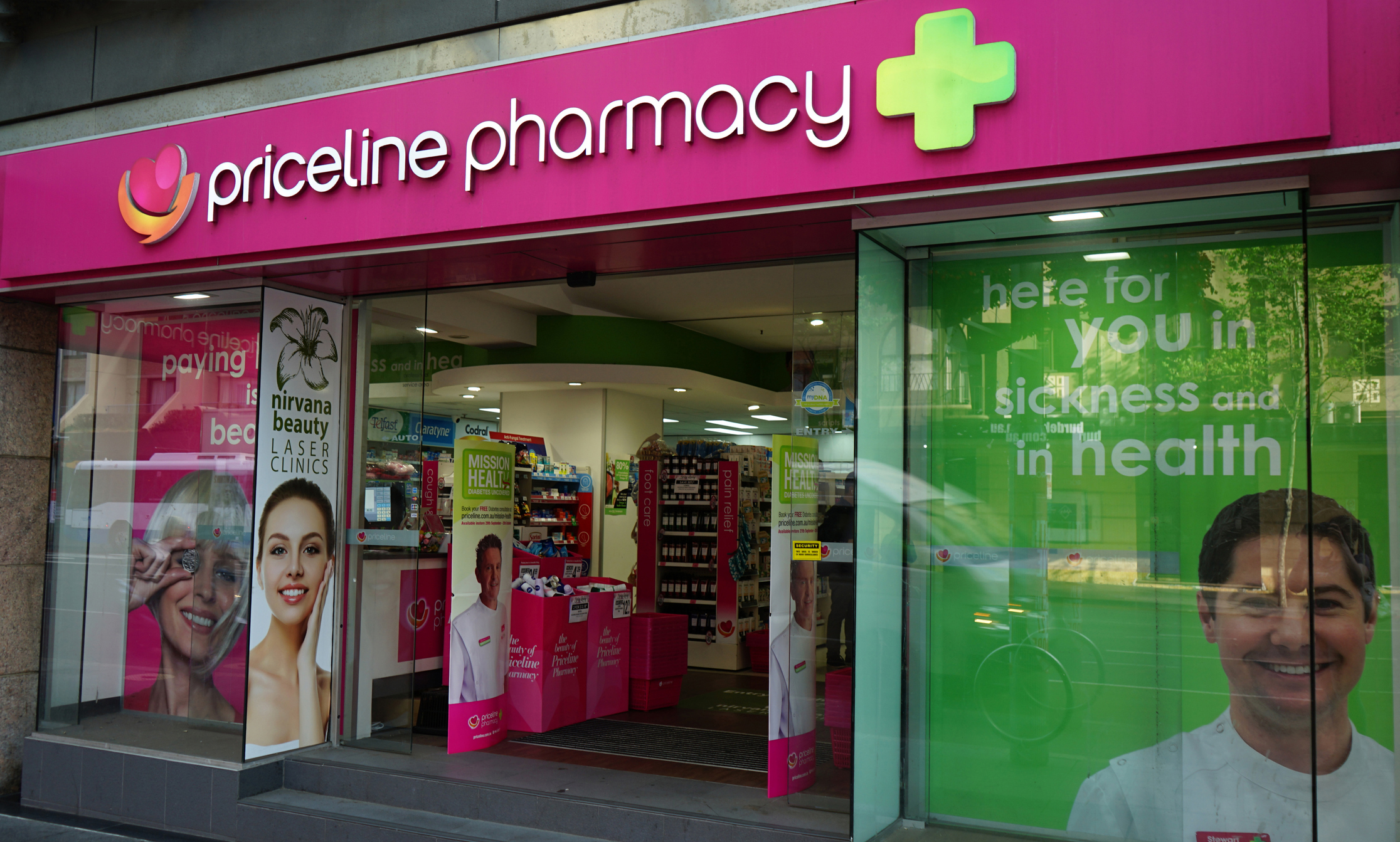 Dozens of Priceline-branded pharmacies placed into administration
