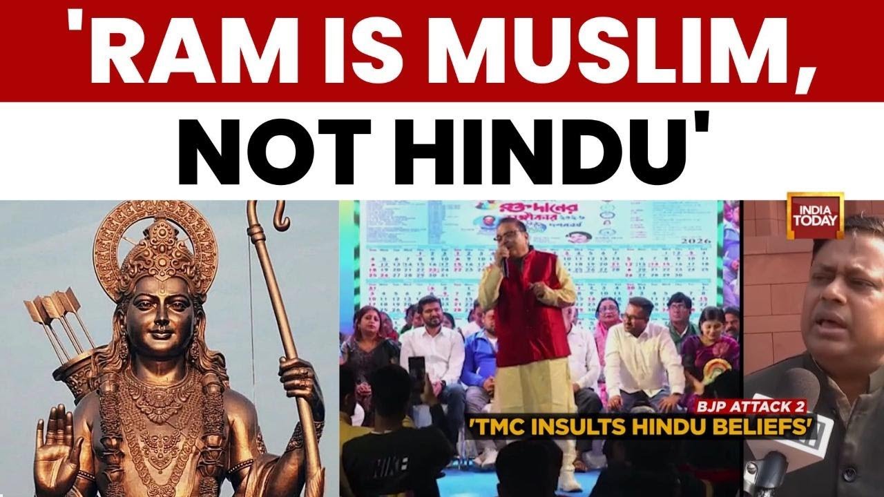 'Lord Ram is Muslim' remark sparks row in Bengal | BJP slams TMC MLA ...