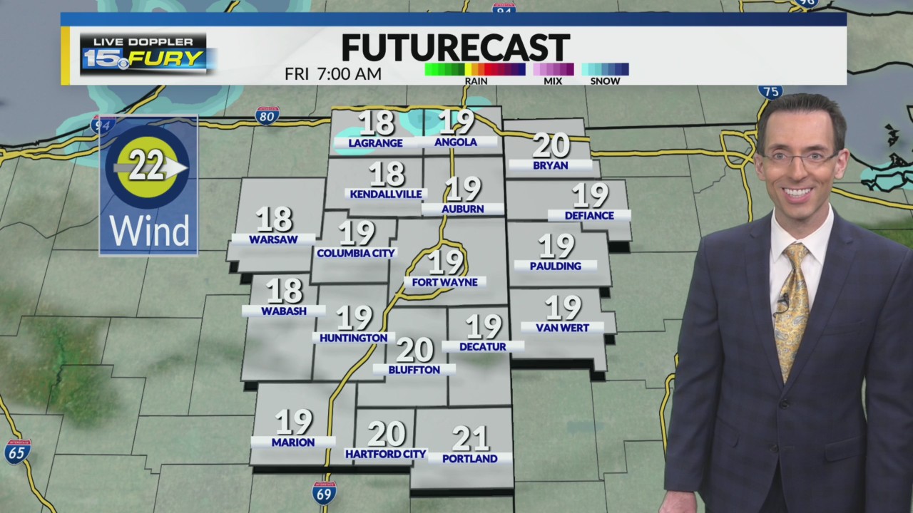 A cold Friday comes our way