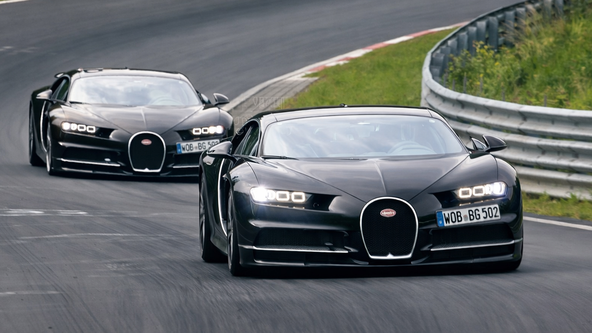 Why is Bugatti testing two hypercars at the Nürburgring?