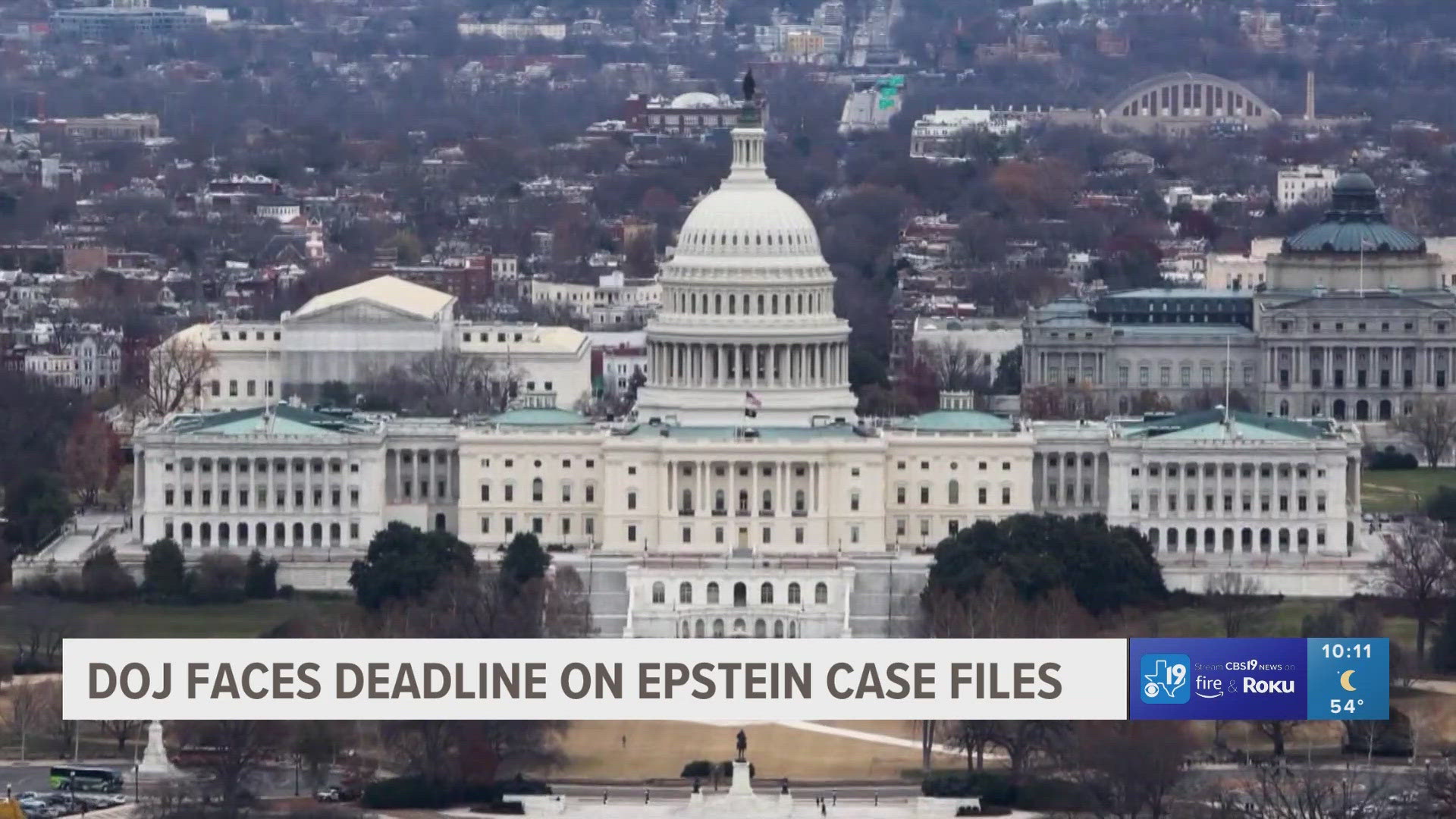 Department of Justice faces deadline for release of Epstein case files