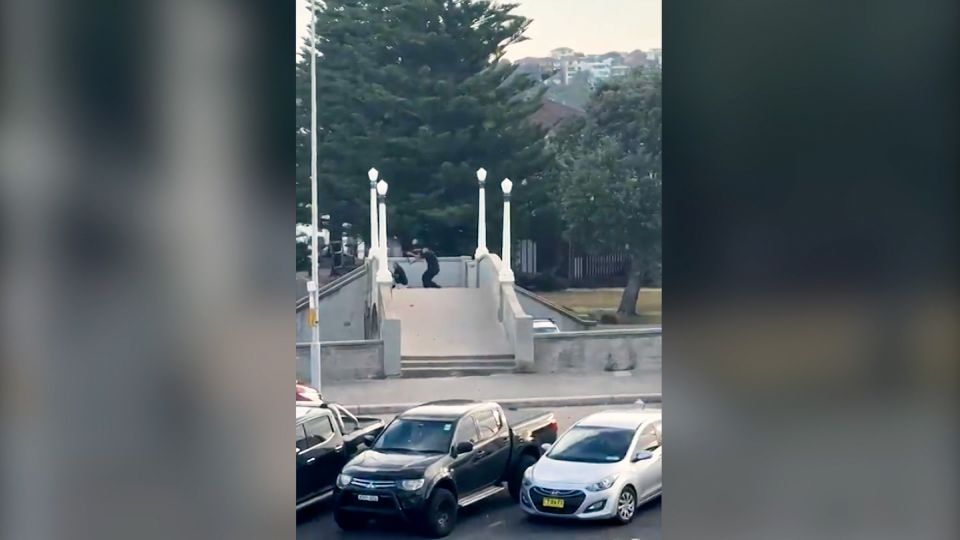 Hero officer who took down Bondi shooter praised as footage reveals how massacre was brought to an end<br><br>