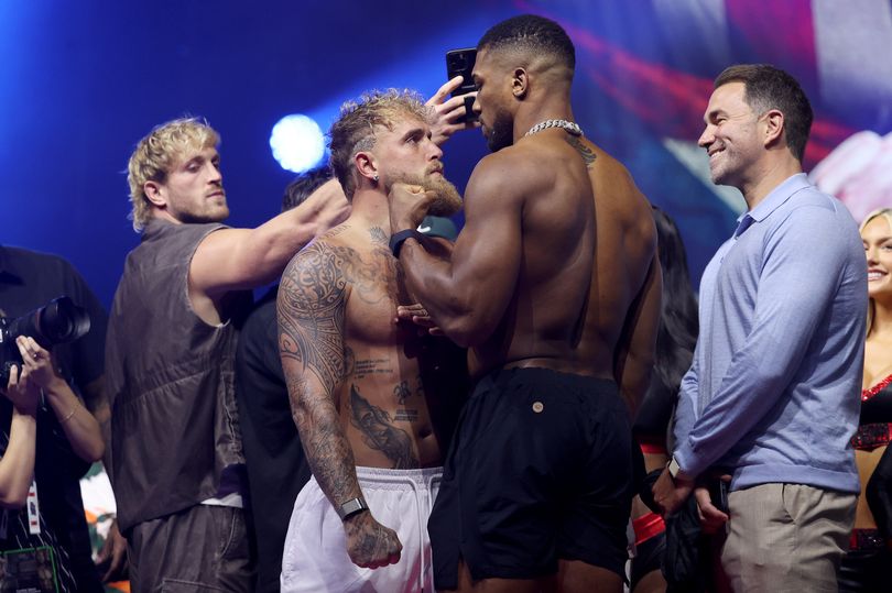 Jake Paul handed two-word Anthony Joshua warning from man responsible for  his boxing career