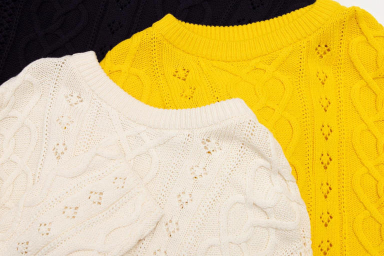 ロンハーマン“ハート忍ばせた”ケーブルニット＆春色スウェット、コラボ