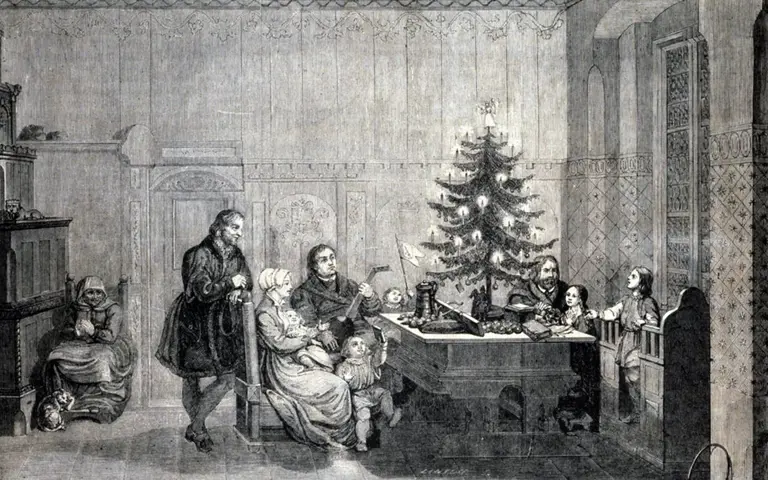 How christmas began in the united states