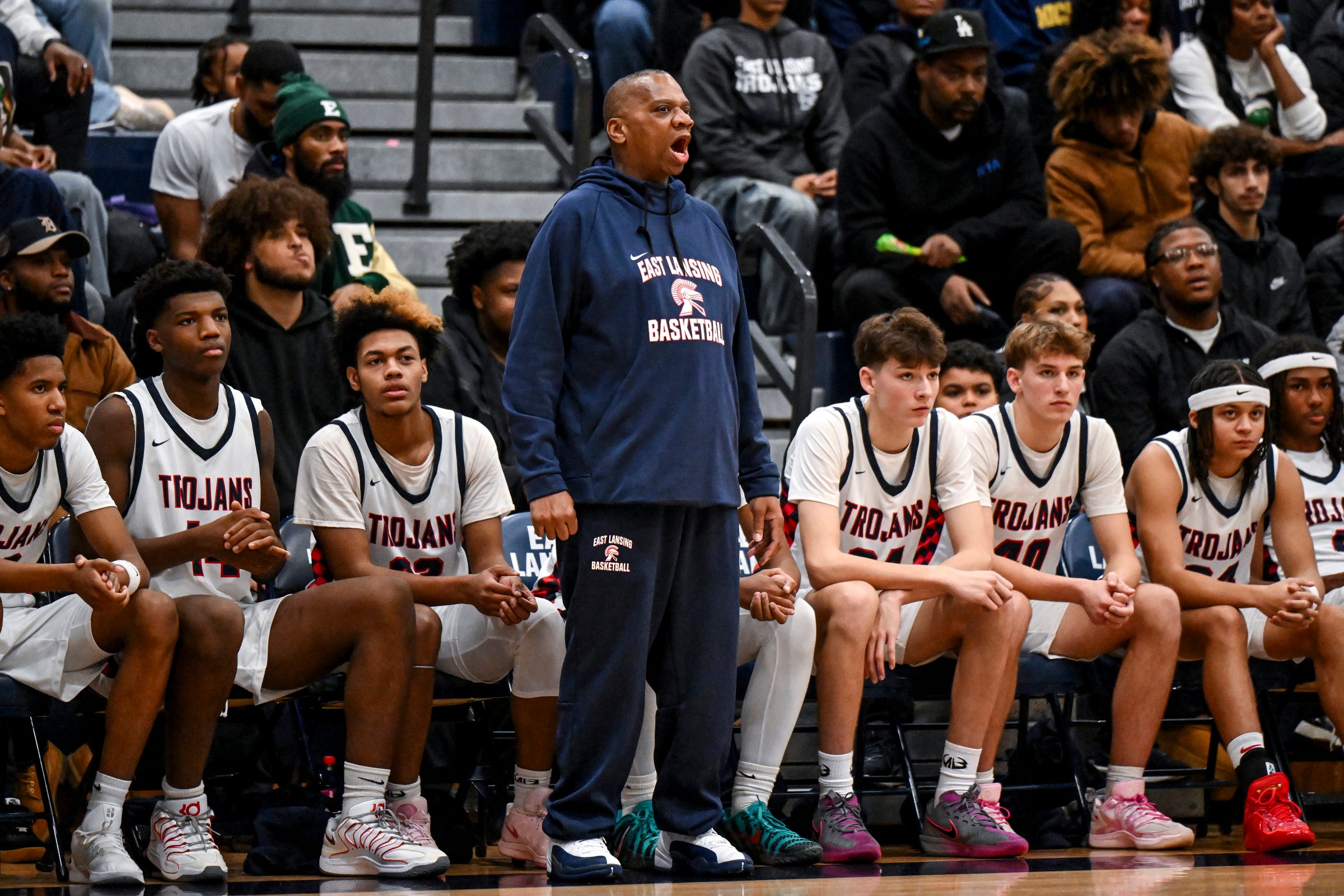 East Lansing's Ray Mitchell named BCAM boys coach of week