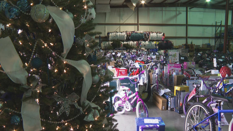 Salvation army christmas tree festival