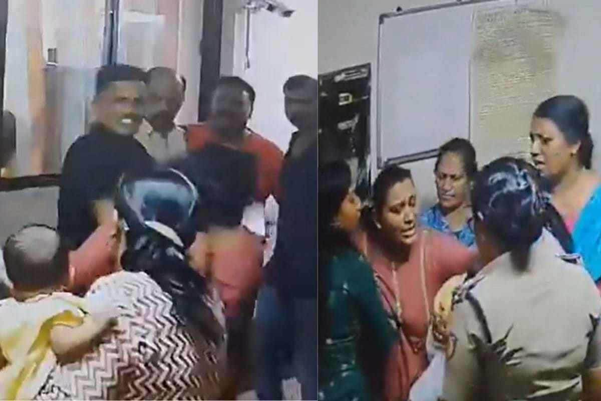 CCTV footage shows assault on pregnant woman in Ernakulam police ...