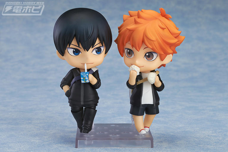 ハイキュー ねんどろいど 日向翔陽 影山飛雄 烏野高校排球部ジャージver. バレーボールアニメ『ハイキュー!』より、ジャージ姿の日向翔陽、影山