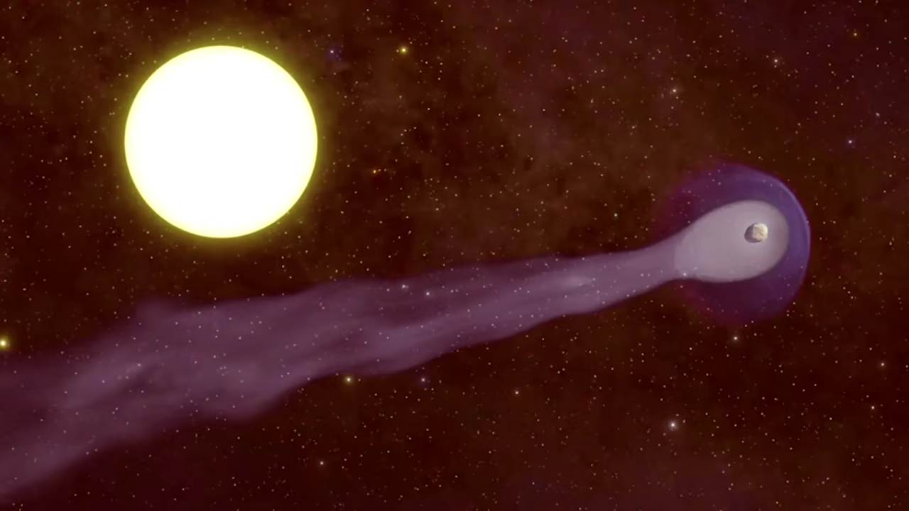 The third alien object ever found is already falling apart