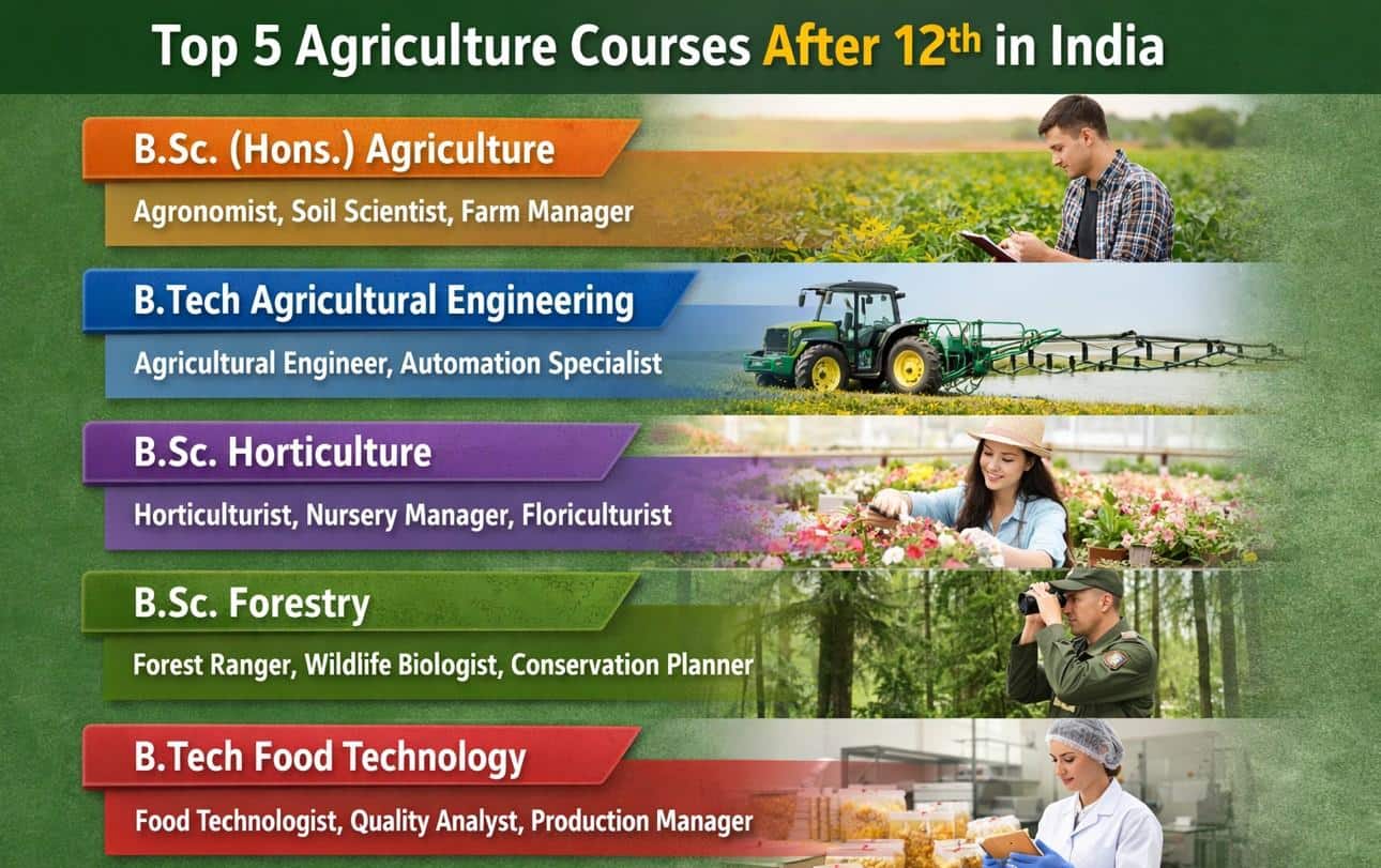ABP courses guide: Top 5 agriculture courses after class 12 in India
