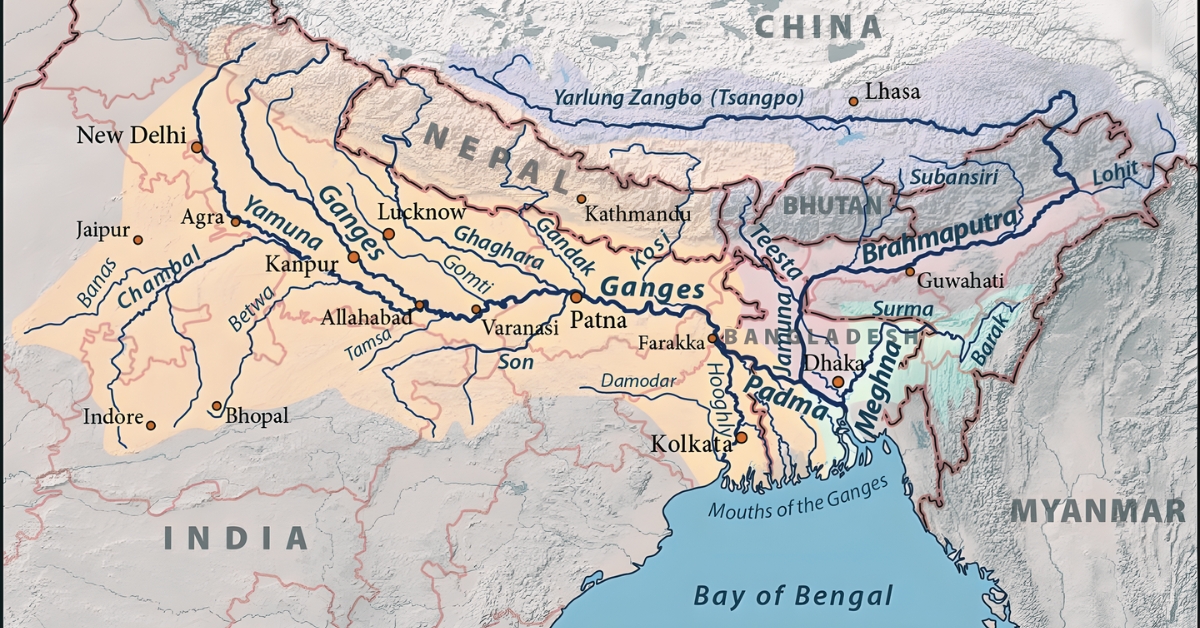 Which is the largest river basin of India?