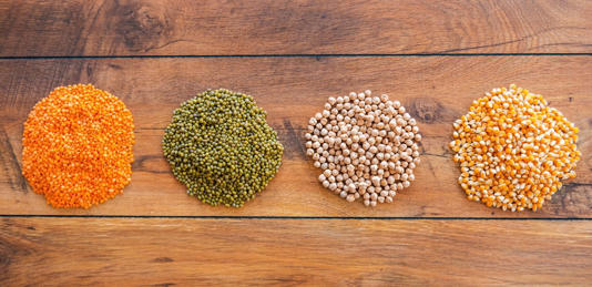 أنواع العدس المختلفة