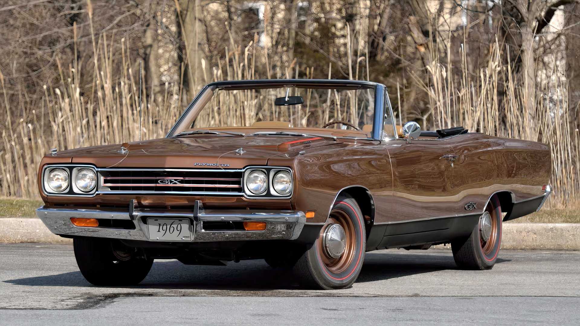 1969 Plymouth Hemi GTX Convertible front three quarter pic