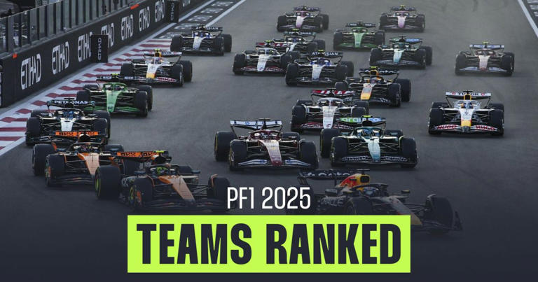 Ranked: How each team performed in F1 2025