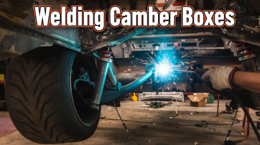 Custom Porsche 911 suspension: Camber box fabrication