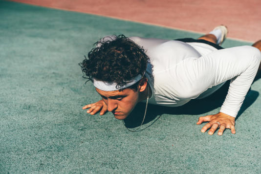 One personal trainer says that a well-executed, slow push-up is best (Picture: Getty Images)