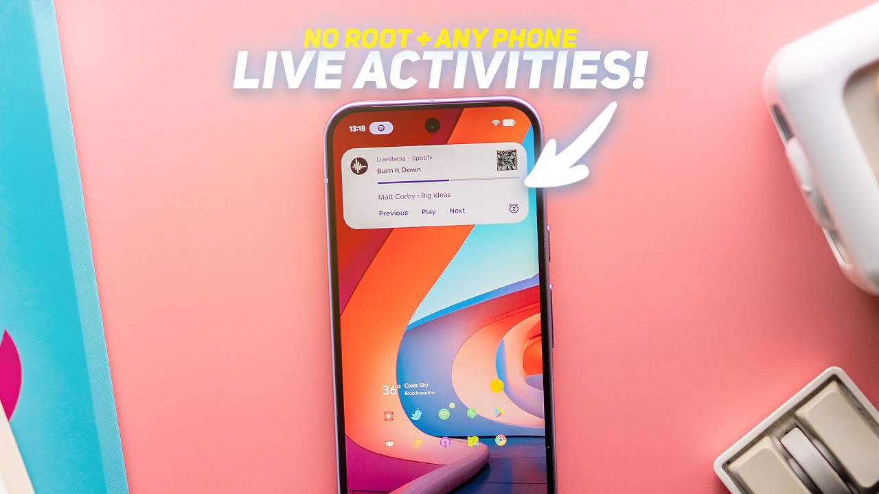 Unlock live activities on any Android phone instantly