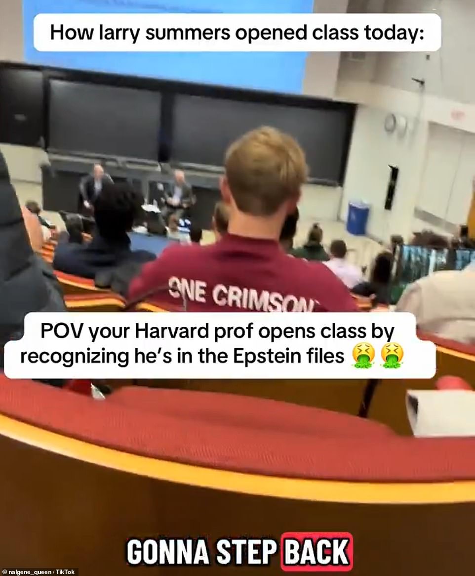 Harvard probes student who leaked Larry Summers' Epstein apology video