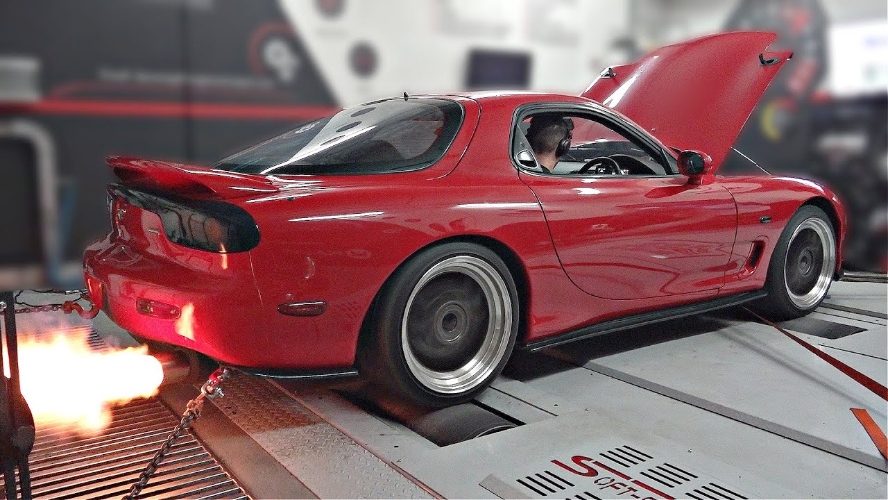 RX 7 full dyno and street action