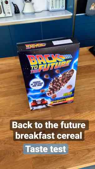 Back to the Future breakfast cereal