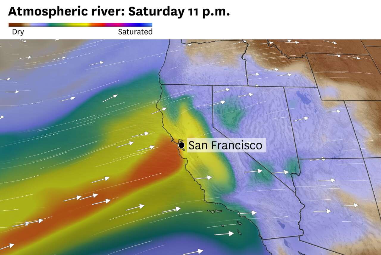 The next Bay Area storm is on the way. This timeline shows when ...