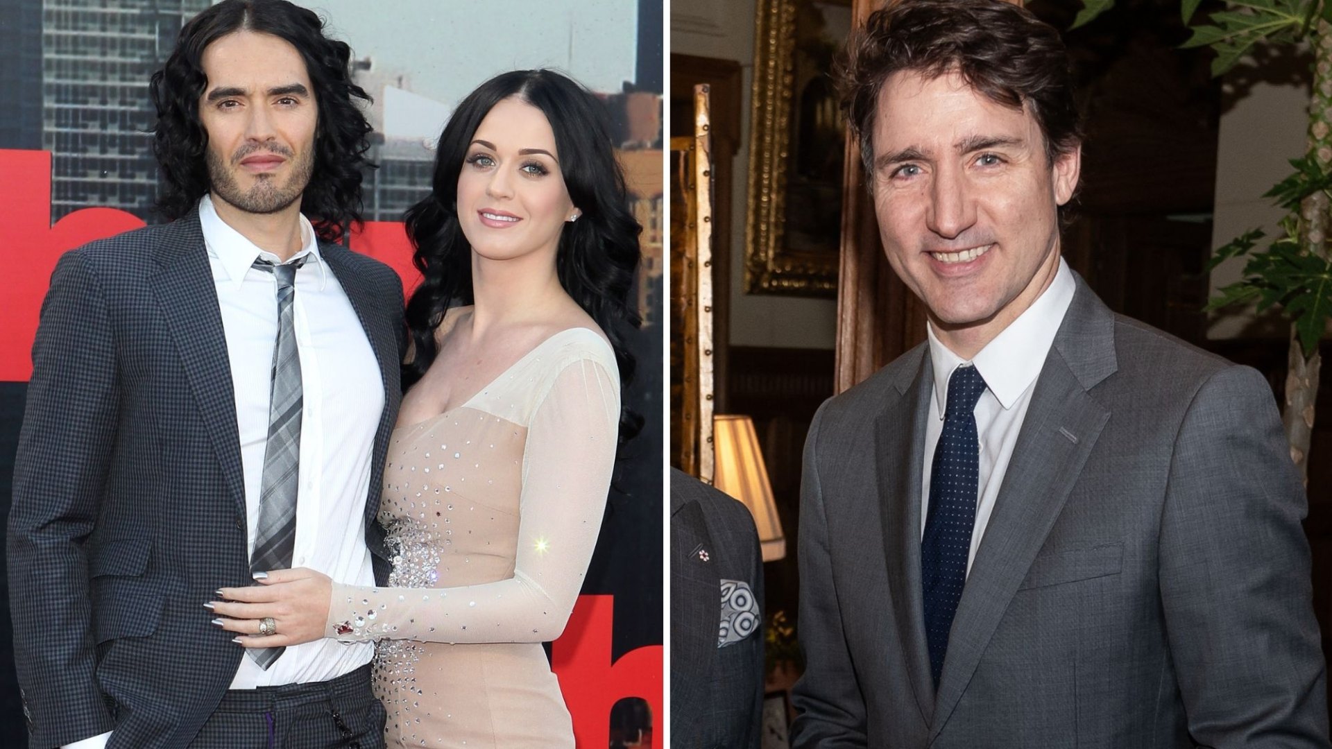Russell Brand takes aim at ex Katy Perry's relationship with Justin Trudeau