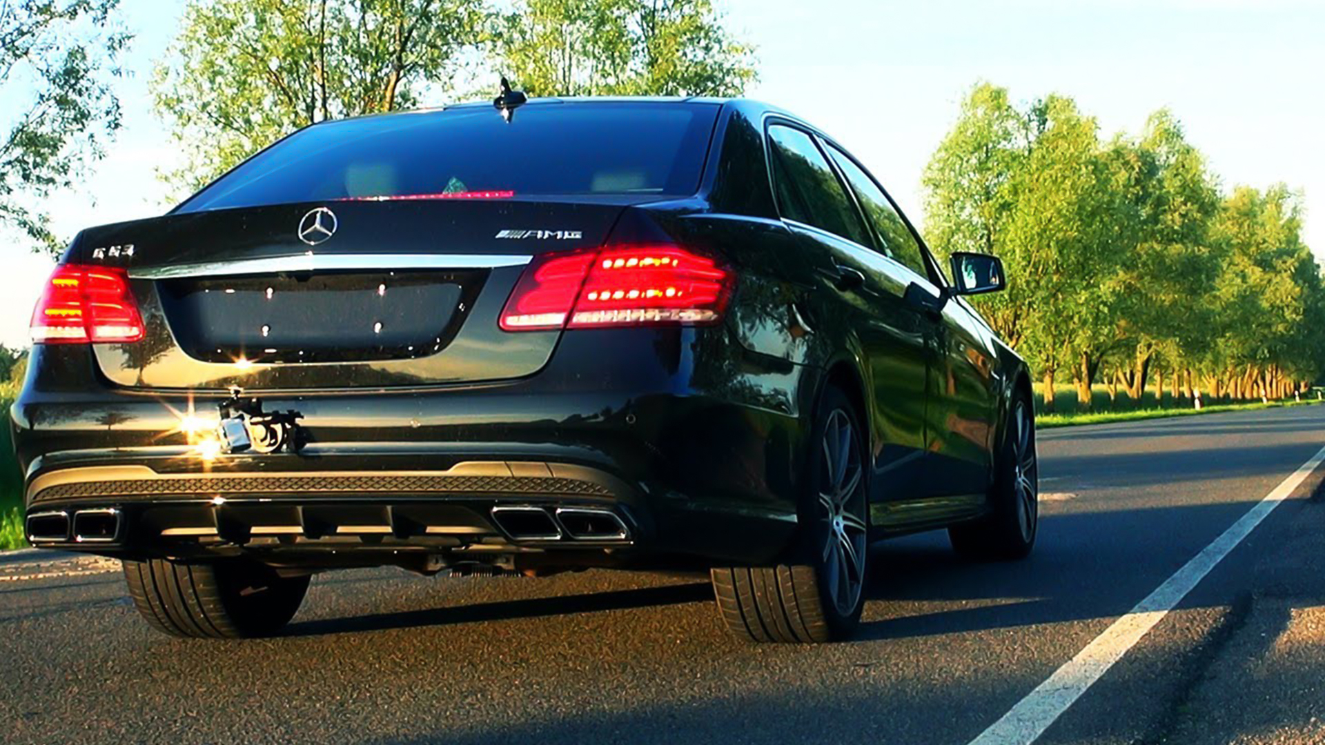 Mercedes E63 AMG launch control acceleration