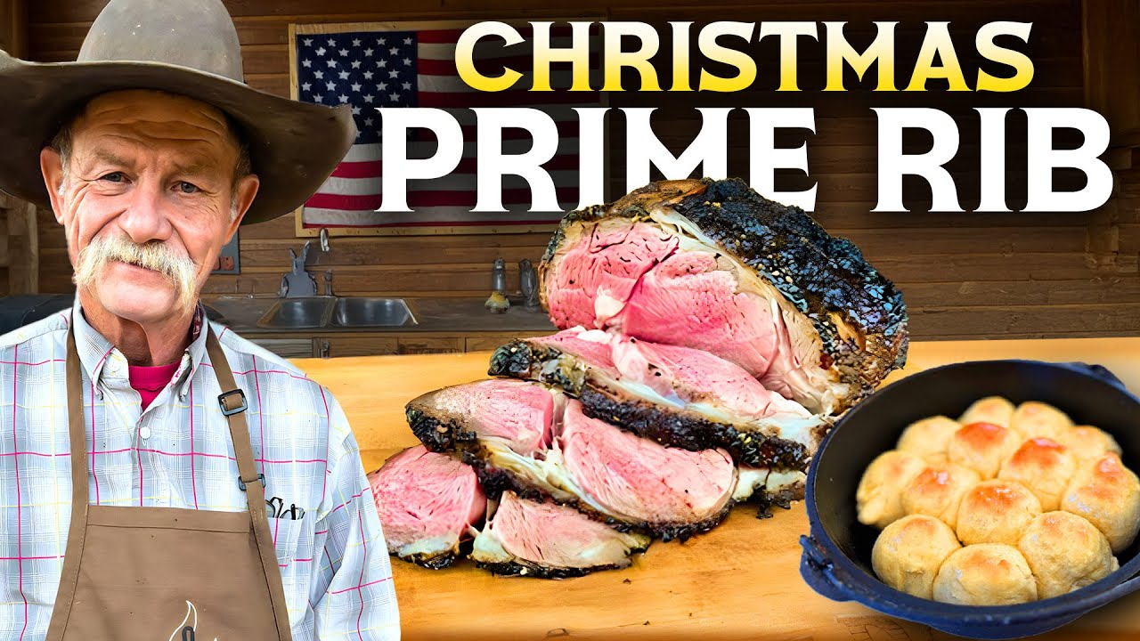 How Kent Rollins creates a perfect Christmas prime rib with ranch style ...