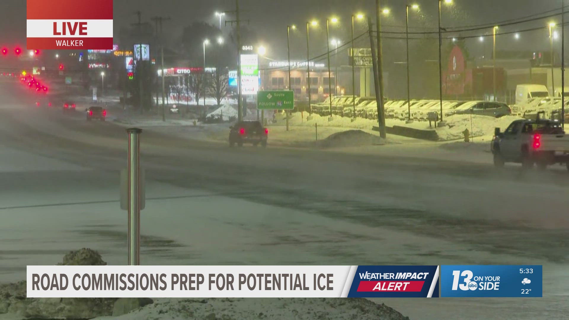 Ice, lake-effect snow and gusty winds causing tricky road conditions in ...