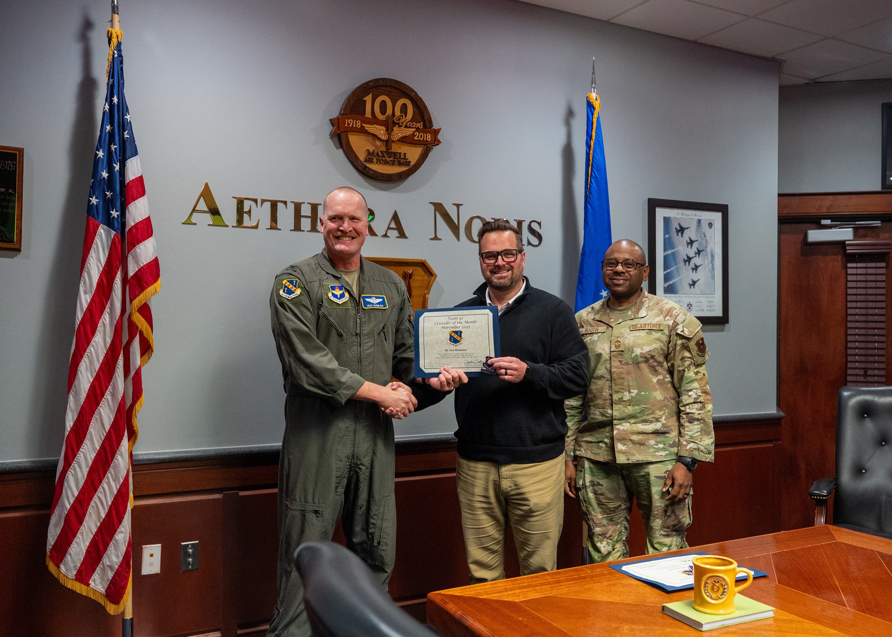 Ryan Hardeman is Maxwell Air Force Base crusader of the month