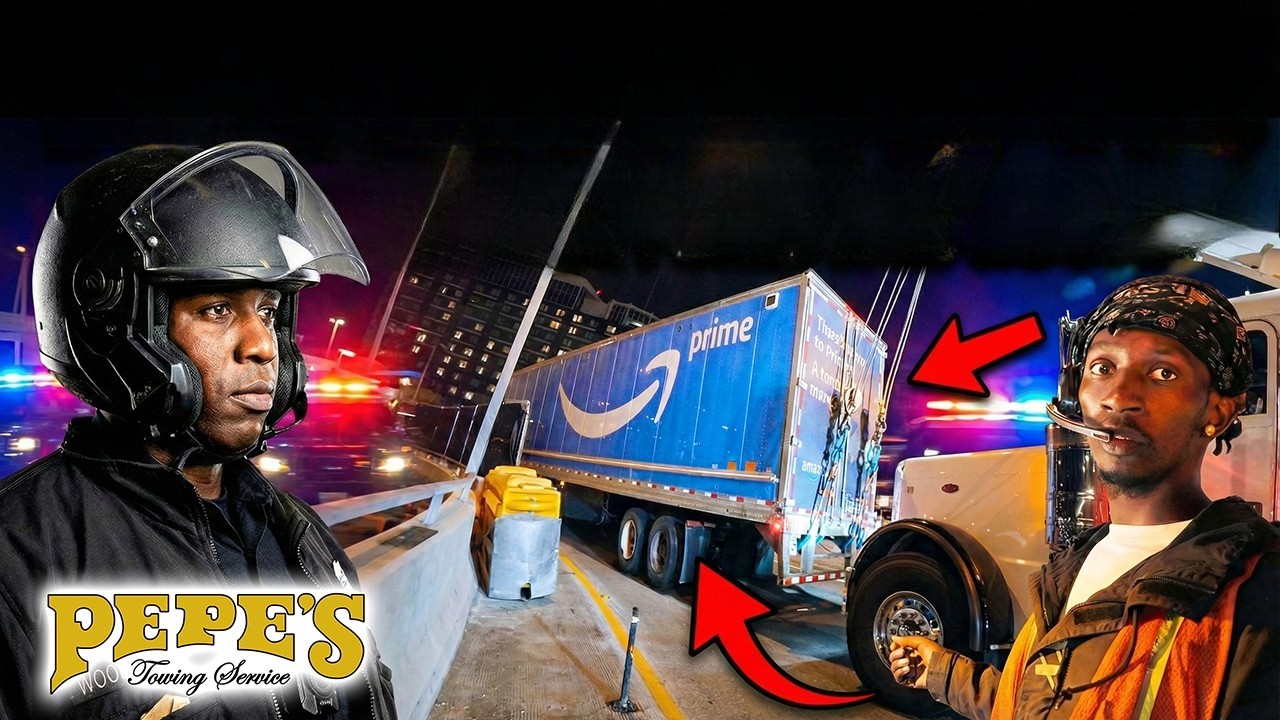 Clueless Amazon driver gets stuck at LAX arrivals!