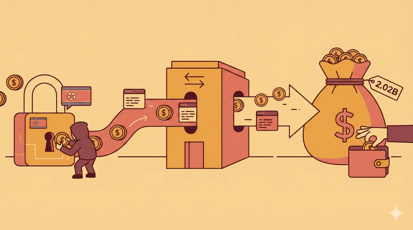 North Korea–linked hackers behind majority of 2025 crypto heists as ...
