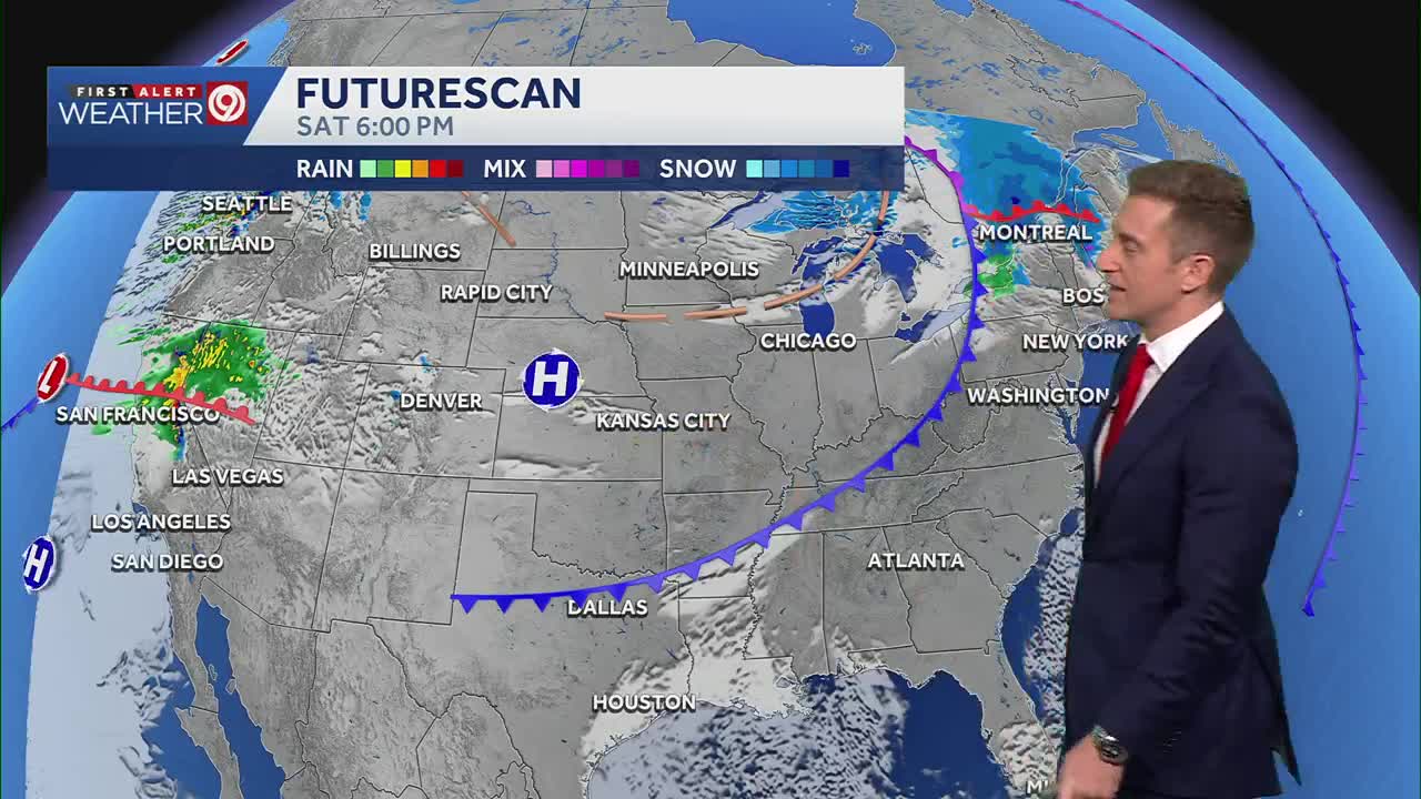 Chilly Friday morning before warm weather returns