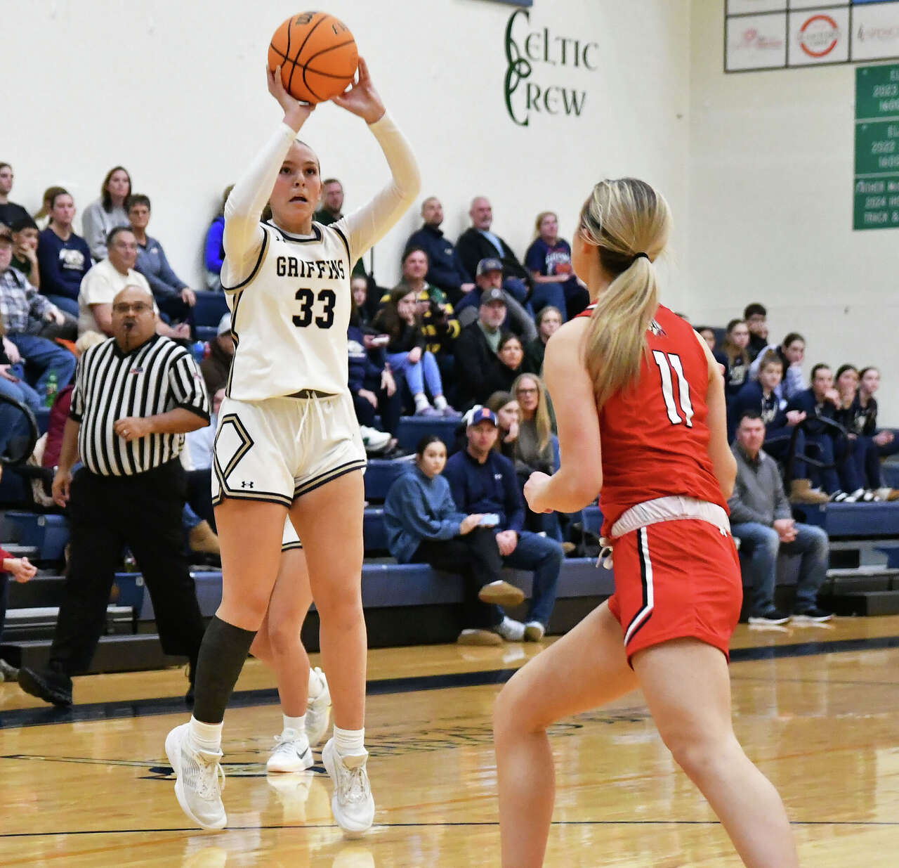 Father McGivney girls stay perfect in conference action