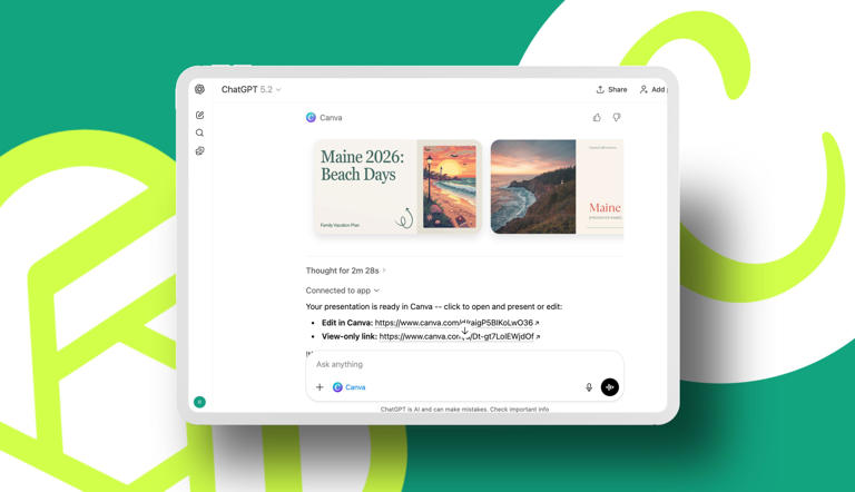 How to use Canva in ChatGPT to build a stunning presentation in minutes ...