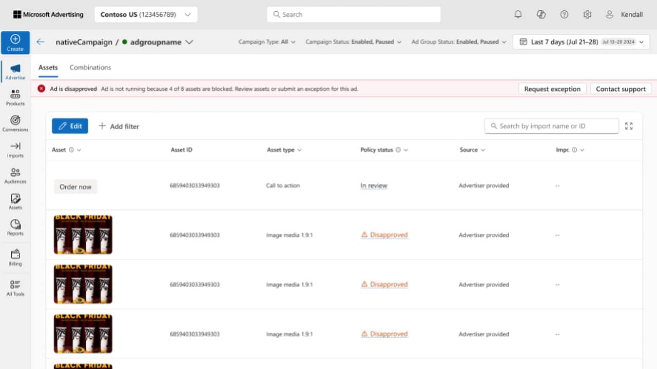 Microsoft launches asset-level ad reviews