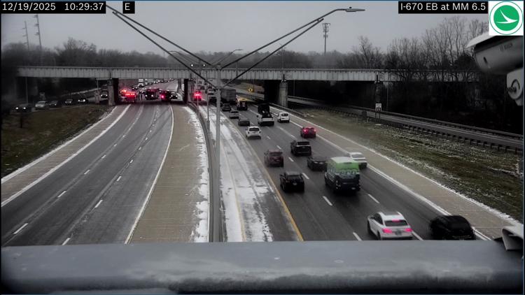 Death investigation shuts down I-670 west in east Columbus for hours