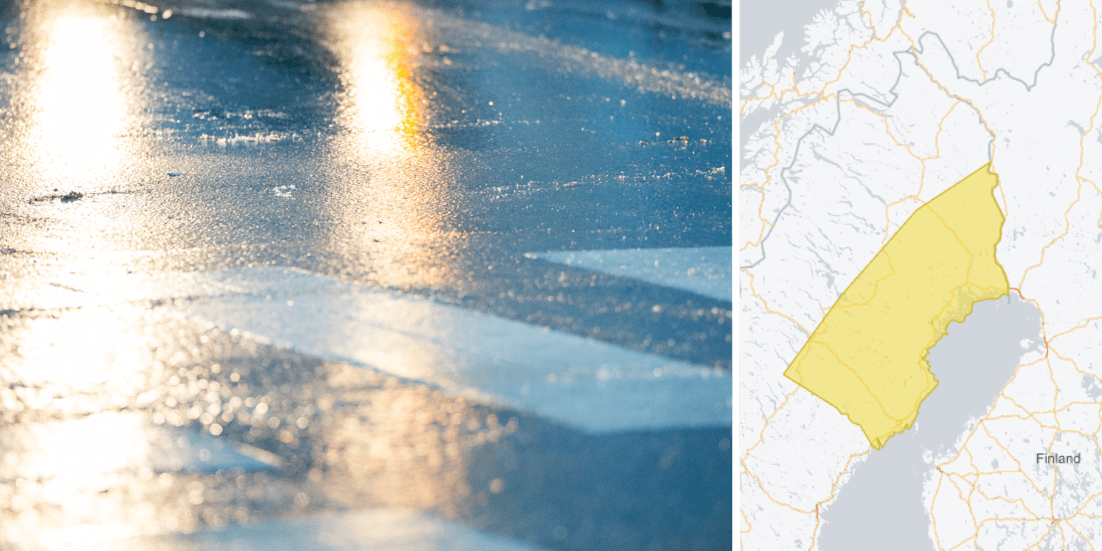 Fortsatta trafikproblem i norr på grund av halkan
