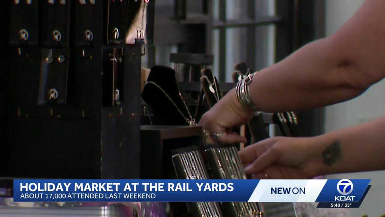 Albuquerque Rail Yards holiday market returns for second weekend