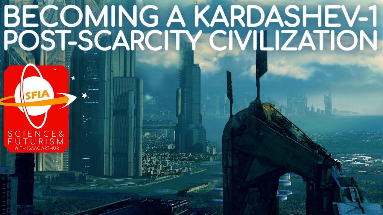 Becoming a Kardashev-1 post-scarcity civilization
