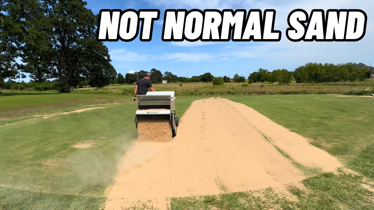 I will never use standard sand for my lawn again after trying this stuff