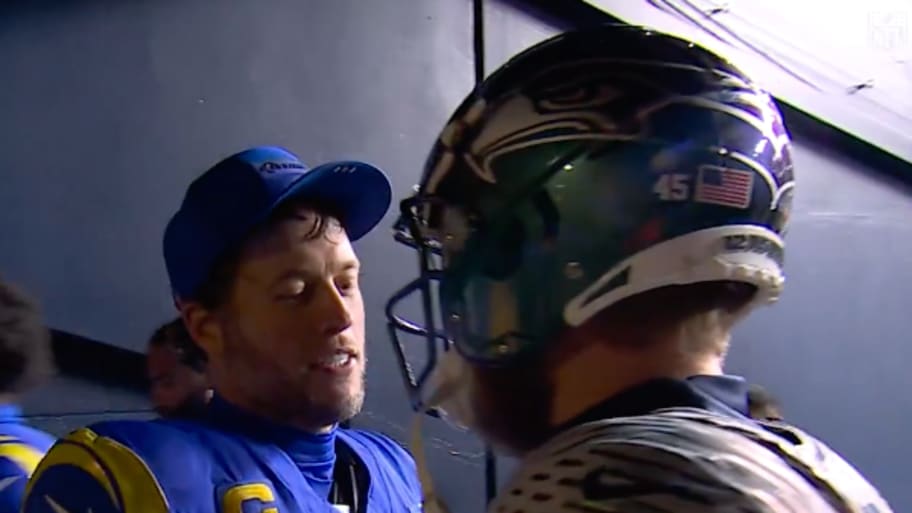Cooper Kupp's gesture for Matthew Stafford after Seahawks-Rams was pure ...