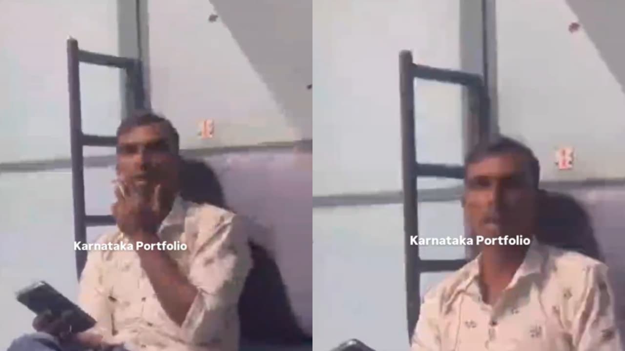 ‘I am a railway employee’: Man caught smoking inside train, passengers ...