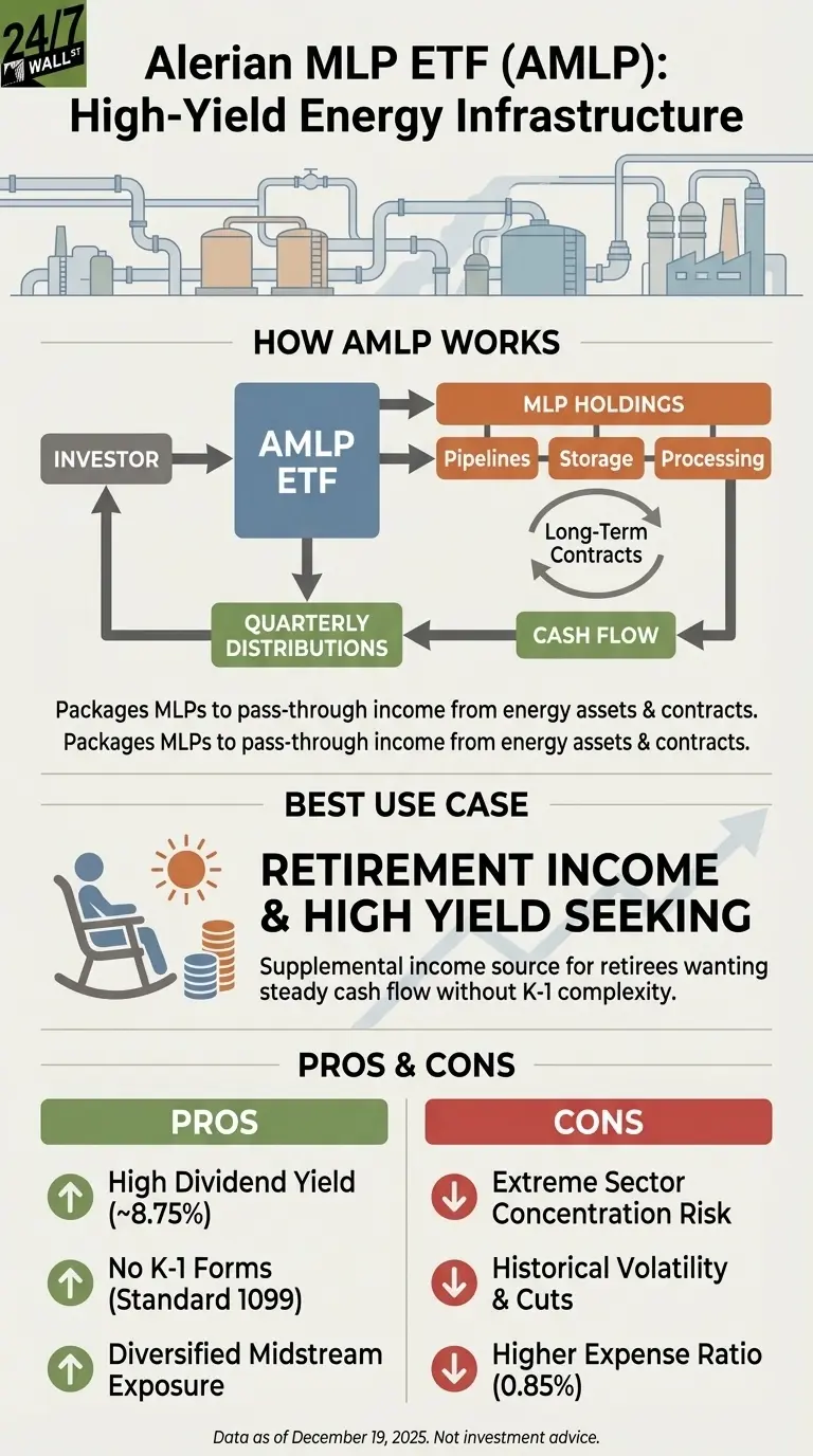 Alerian MLP’s 8%+ dividend yield makes retirement income easy | AMLP